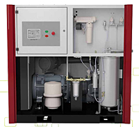 Oil-Free Construction for EnviroAire Series Oil-Less Rotary Screw Air Compressors