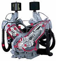 R Series Splash Lubricated Air Compressor