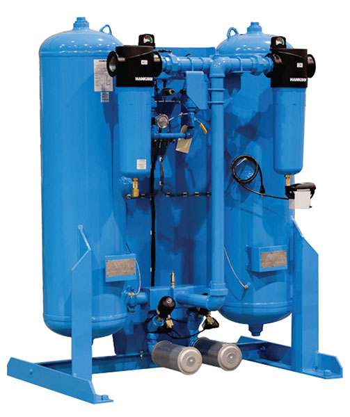 Item # HHS-260, 260 Standard Cubic Feet per Minute (scfm) Inlet Flow  Capacity HHS Series Heatless Desiccant Air Dryer On Energy Machinery, Inc.